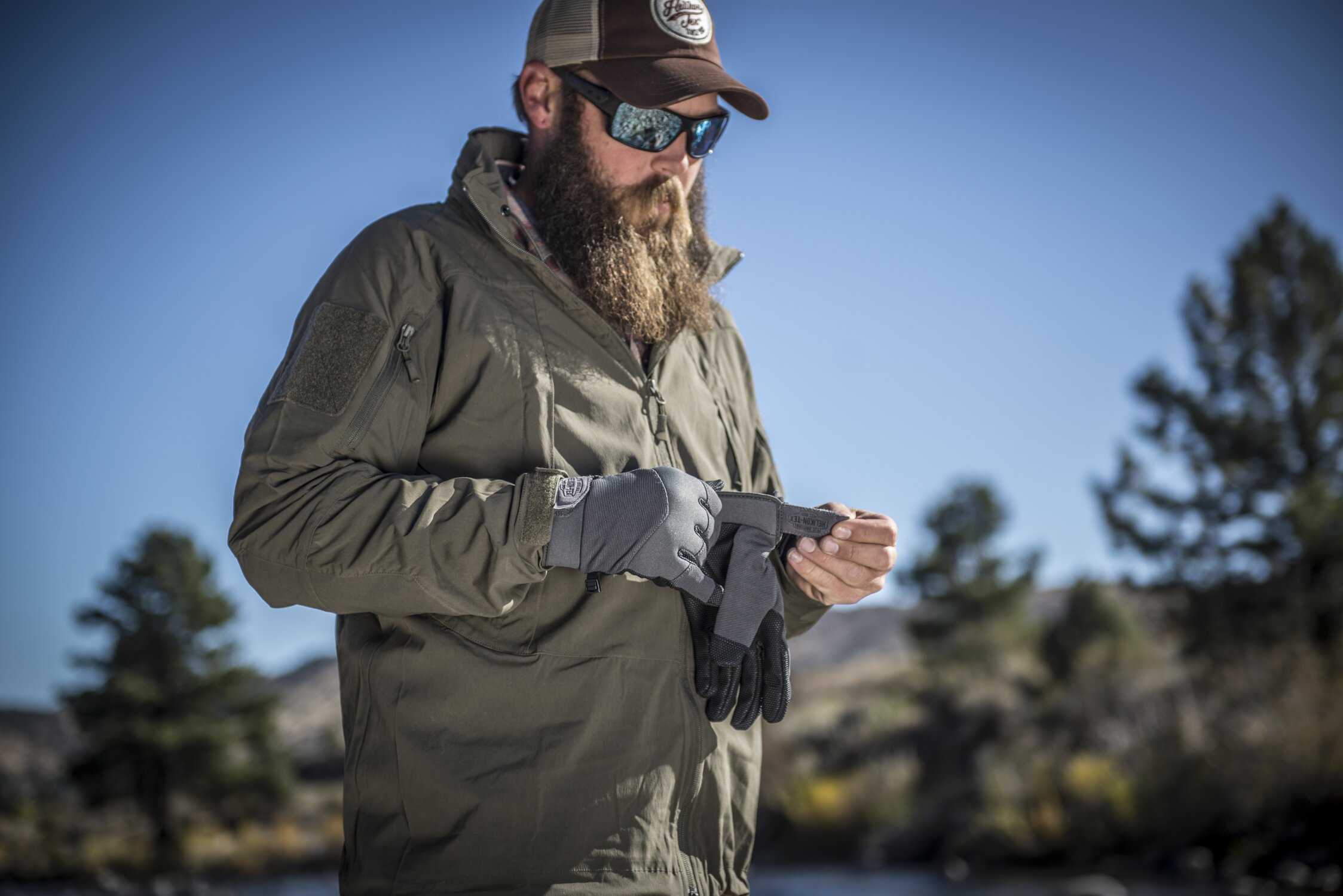 thumbnail image 2 of Helikon-Tex Men's Blizzard Jacket - StormStretch PenCott Wildwood Tactical Outdoor Jacket 2 of 13